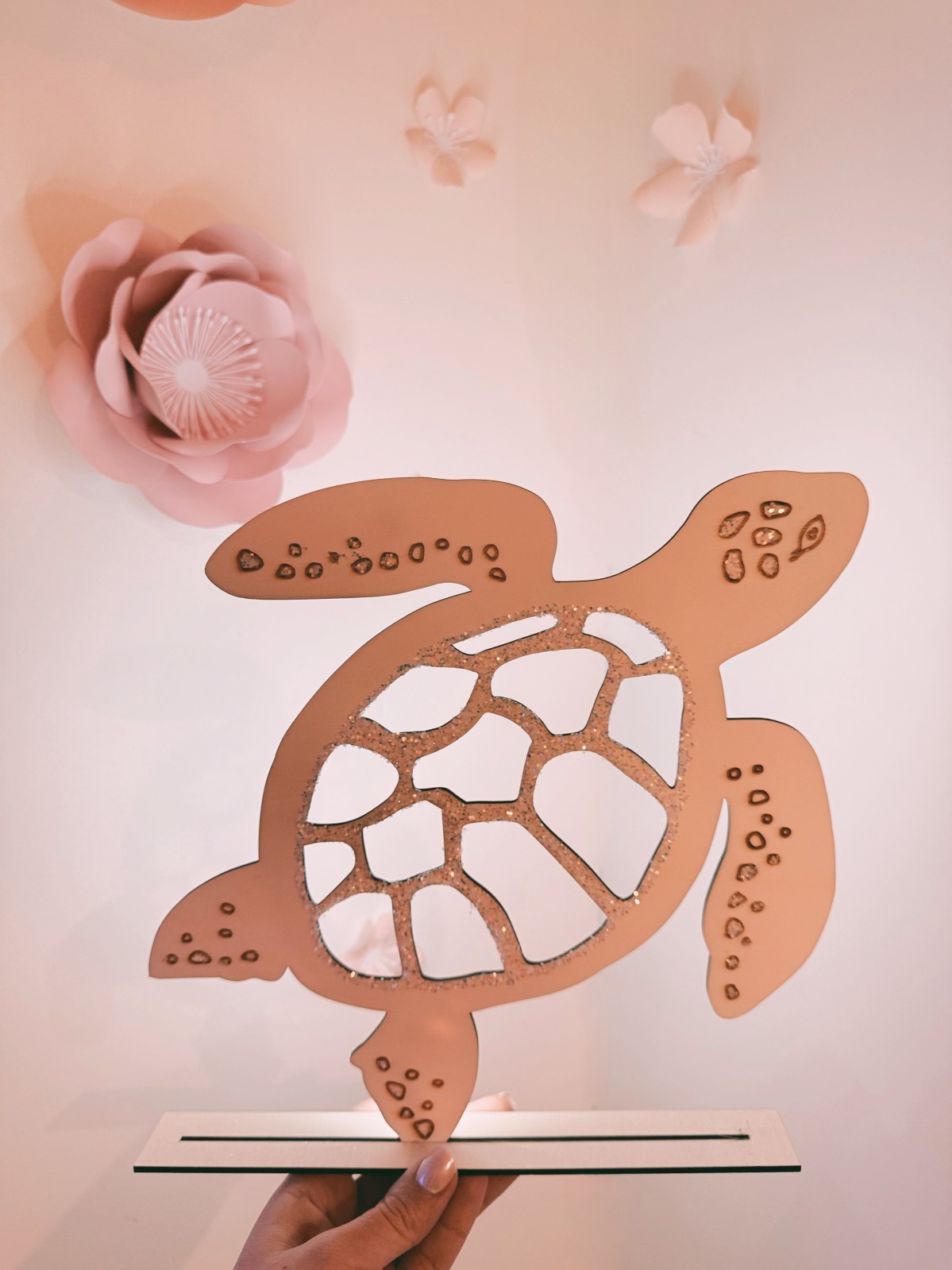 Veilleuse silhouette tortue