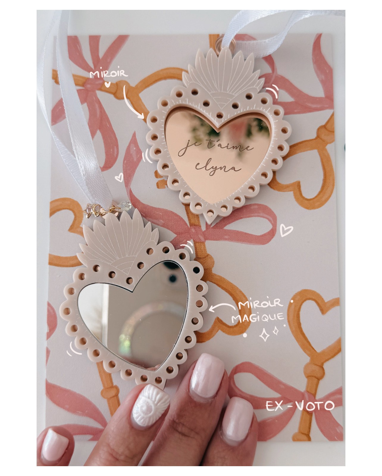 Mini miroir magique ex-voto