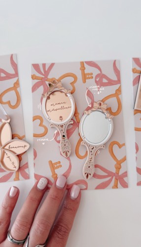 Mini miroir princesse