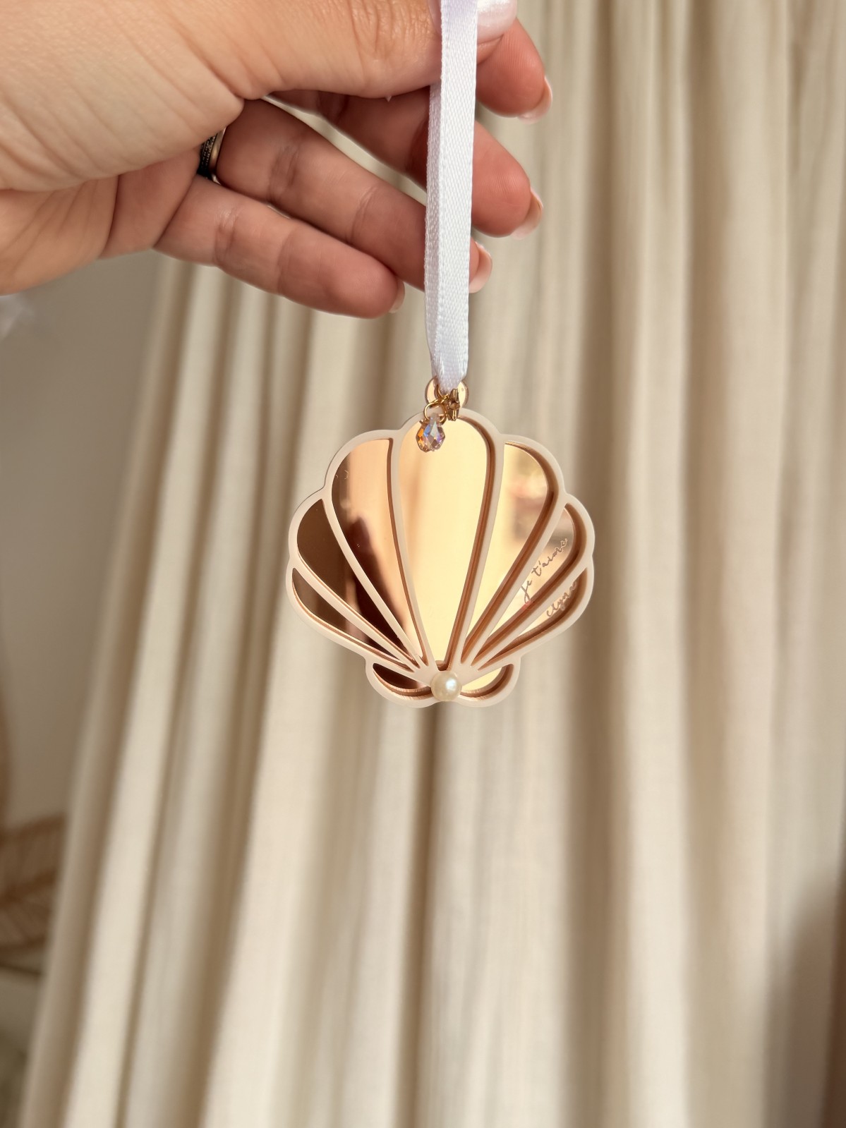 Mini miroir Coquillage