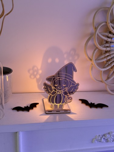 Bougeoir magique d'Halloween
