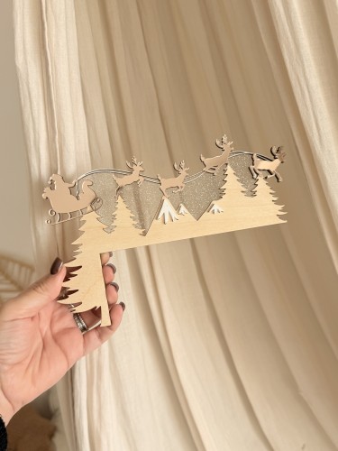 Coin de porte de Noël (ou meuble, interrupteur...)