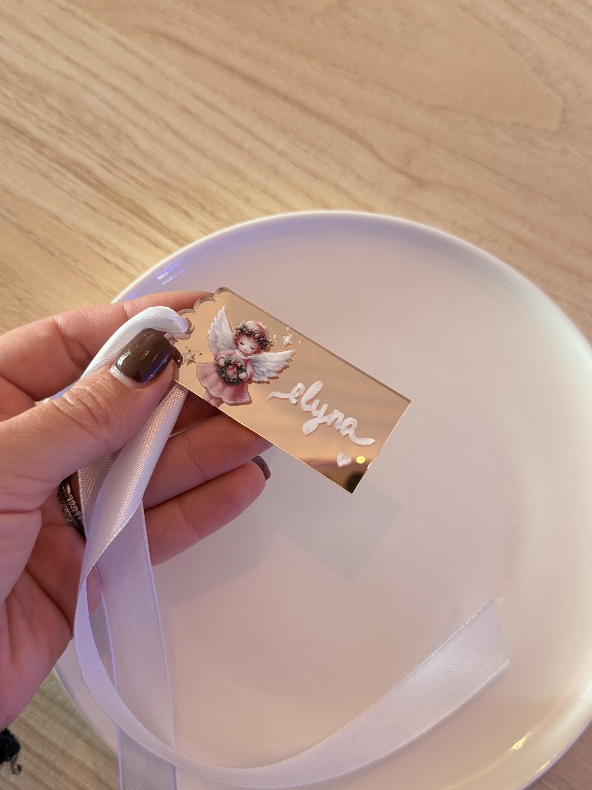 Étiquette cadeau / Marque place à personnaliser