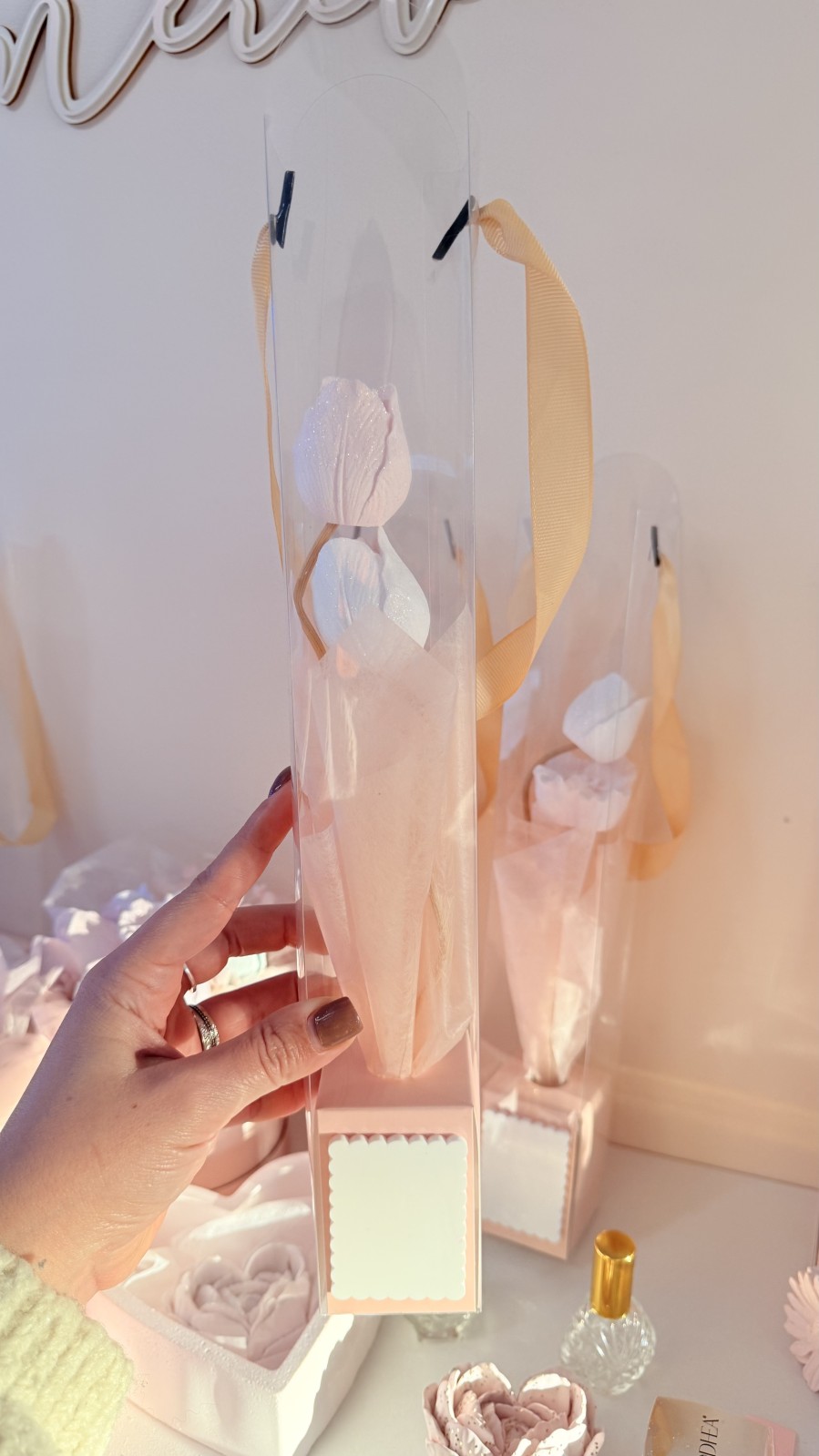 Tulipes paillettées à parfumer