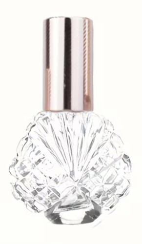 Boite coeur paillettée avec sa fleur pivoine à parfumer