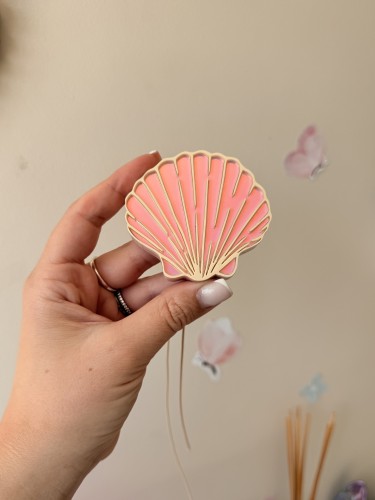Coquillage en Pendentif à parfumer ou Diffuseur voiture